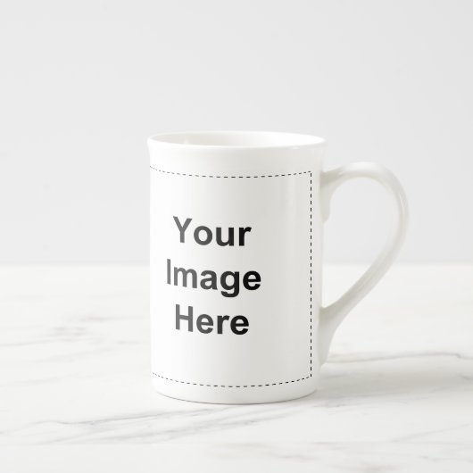 カスタマイズ可能、personalizable -あなた専有物を設計して下さい ボーンチャイナマグカップ (右)