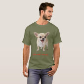 カスタマイズ可能 You Can't See Me チワワ WWE Tシャツ (正面フル)