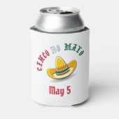カスタマイズ可能Cinco de Mayo 5月5日フェスタ 缶クーラー (缶裏面)