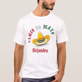 カスタマイズ可能Cinco de Mayo 5月5日フェスタ Tシャツ