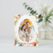 カスタマイズ可能🐇Egg-squisiteイースターメモリ シーズンポストカード (スタンド正面)