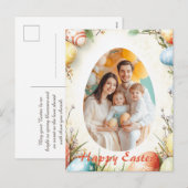 カスタマイズ可能🐇Egg-squisiteイースターメモリ シーズンポストカード (正面/裏面)