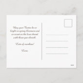 カスタマイズ可能🐇Egg-squisiteイースターメモリ シーズンポストカード (裏面)