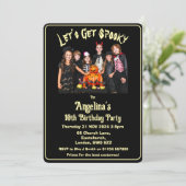 カスタマイズ可能Let's Get不気味子供の誕生日 招待状 (スタンド正面)