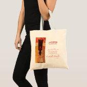カスタマイズ可、RCIAお祝い、カトリック、赤 トートバッグ (正面(商品))