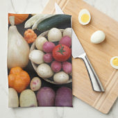 カスタマイズ台所タオル- キッチンタオル (四つ折り)