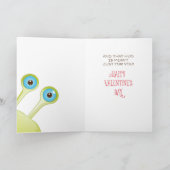 カスタマイズ名はモンスターハグValentineハート シーズンカード (内部)