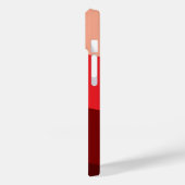 カスタマイズ名スタイリッシュミニマルモダンRed Color Case-Mate iPhoneケース (裏面 / 左)