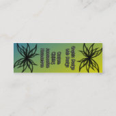 カスタマイズ名刺- スキニー名刺 (裏面)