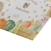 カスタマイズ名感謝祭伝統的 カッティングボード (角)