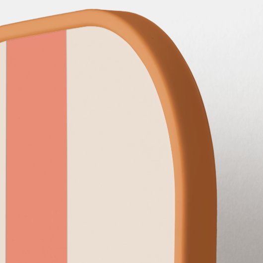 カスタマイズ名門私立校風の可能なストライプピックボールパドル ピックルボールラケット (左詳細)