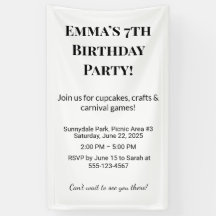 カスタマイズ名＆年齢 | カラフルな子供パーティーデコ