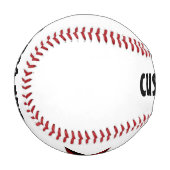 カスタマイズ君自身の規定サイズの野球 野球ボール (正面左)