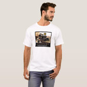 カスタマイズ基本的なTシャツのテンプレート- Tシャツ (正面フル)