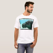 カスタマイズ基本的なTシャツのテンプレート- Tシャツ (正面フル)