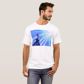 カスタマイズ基本的なTシャツのテンプレート- Tシャツ (正面フル)