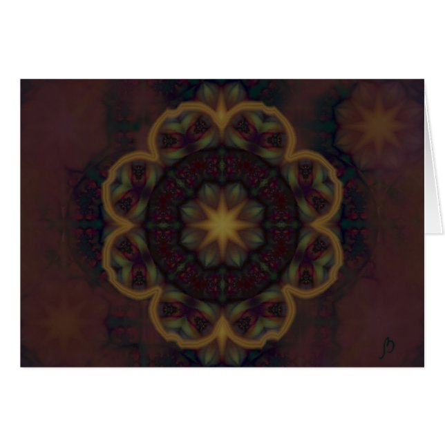 カスタマイズ夕べのヒマワリカード- (正面横)