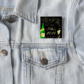 カスタマイズ大晦日のパーティーPin 缶バッジ (インサイチュ)