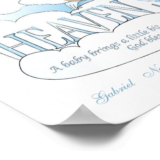 カスタマイズ天国がエンジェルボーイズのルームウォールアートを送信 ポスター (角)