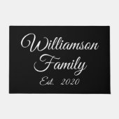 カスタマイズ夫婦の名 ドアマット (正面)