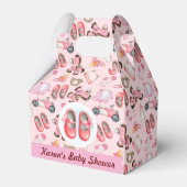 カスタマイズ女の子シャワー フェイバーボックス (正面サイド)