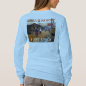 カスタマイズ女性信号器のTシャツ- Tシャツ (裏面)