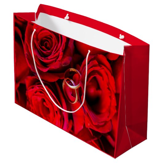 カスタマイズ婚約抱き枕 ラージペーパーバッグ (裏面アングル)