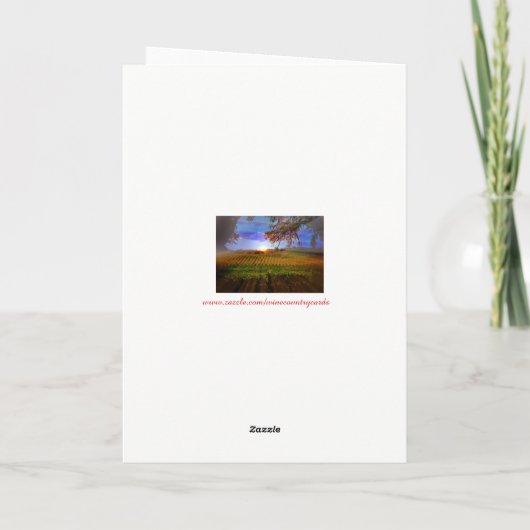 カスタマイズ婚約 カード (裏面)