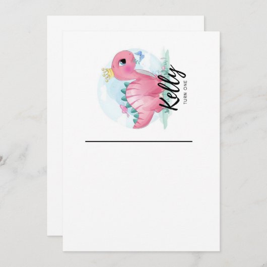 カスタマイズ子供の誕生日 セーブザデート (正面/裏面)