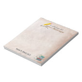 カスタマイズ学心理学講座注意書きパッド ノートパッド (回転)