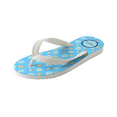 カスタマイズ宇宙飛行士 キッズビーチサンダル (アングル)