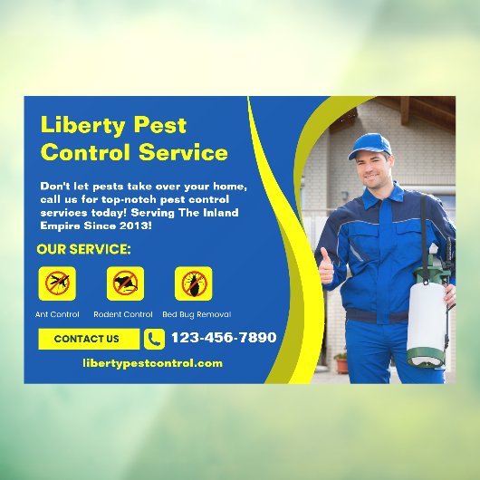 カスタマイズ害虫・ネズミ駆除ビジネス テキスト写真 ウィンドウサイン (シート3)