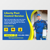 カスタマイズ害虫・ネズミ駆除ビジネス テキスト写真 ウィンドウサイン (シート)