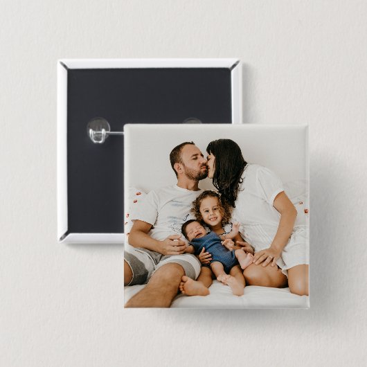 カスタマイズ家族の写真パーソナライズされた 缶バッジ (正面&裏面)