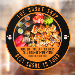 カスタマイズ寿司店大正面 ウィンドウサイン