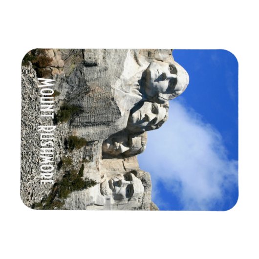 カスタマイズ山ラシュモア国立記念写真 マグネット (横)