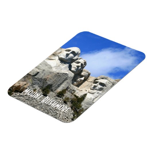 カスタマイズ山ラシュモア国立記念写真 マグネット (左側)