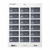 カスタマイズ差出人住所ラベル ラベル (フルシート)