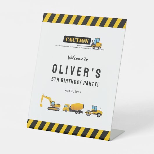 カスタマイズ建築テーマパーティー歓迎サイン 台座サイン (正面)