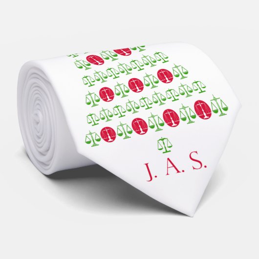 カスタマイズ弁護士のクリスマスのタイ- ネクタイ (ロール)