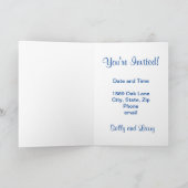 カスタマイズ引っ越し祝いパーティーパーティーカード サンキューカード (内部)