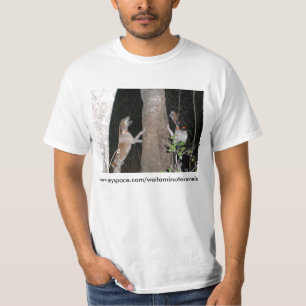 カスタマイズ微細な犬小屋を-待って下さい Tシャツ