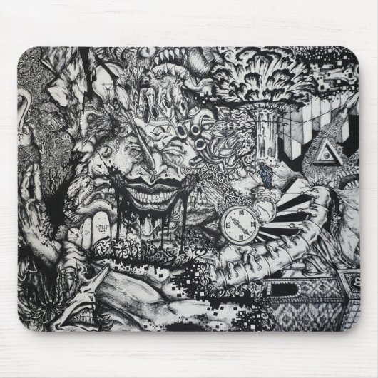 カスタマイズ心フリップ- マウスパッド (正面)