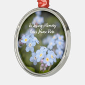 カスタマイズ忘れ可能なMe-notオーナメント メタルオーナメント (左)