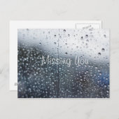 カスタマイズ恋しく思可能な雨 ポストカード (正面/裏面)