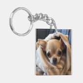 カスタマイズ愛犬家 キーホルダー (正面左)