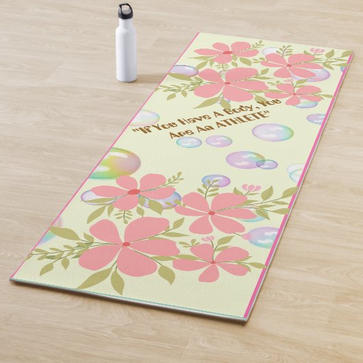 カスタマイズ感動的可能なフローラ- Yoga Mat ヨガマット (インサイチュ)