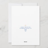 カスタマイズ感動的可能な引用文モダンクラシック シーズンカード (裏面)