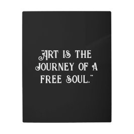 カスタマイズ感動的引用文ユニーク メタルプリント