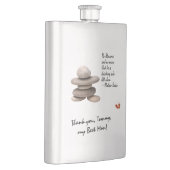 カスタマイズ感謝してい可能な花婿介添人へ フラスク (右)